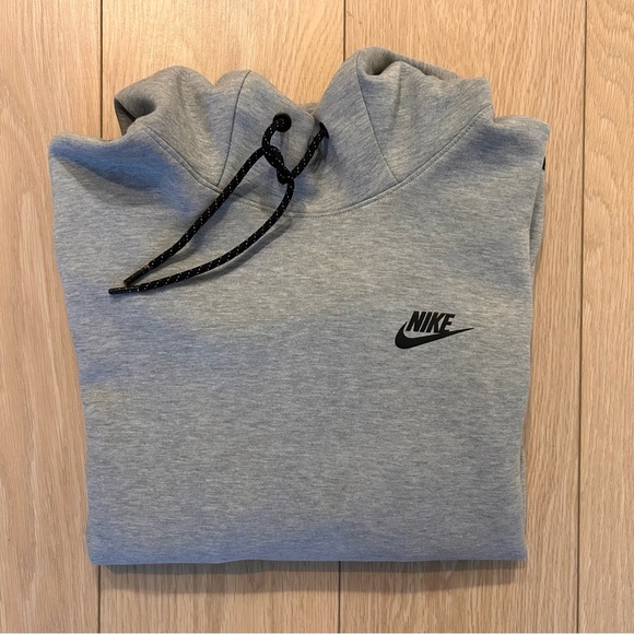 Nike Tech Fleece Pullover Hoodie Grey Size Small - Picture 8 of 8